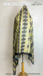 ⁦شيّلة قطنيه ( قماش الويل الياباني الناعم ) تصميم VIP fashion⁩ - الصورة ⁦4⁩