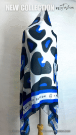 ⁦شيّلة قطنيه ( قماش الويل الياباني الناعم ) تصميم VIP fashion⁩ - الصورة ⁦3⁩